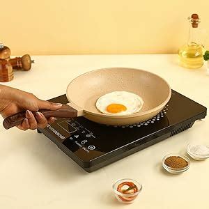 Buy Wonderchef Duralife Die-cast 24 cm Fry Pan | 5 Layer Healthy ...