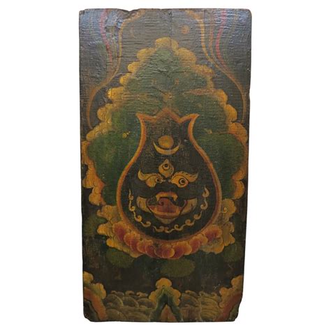 Antique Tibetan Painted Tibetan Door – Albert Joseph Gallery / One ...