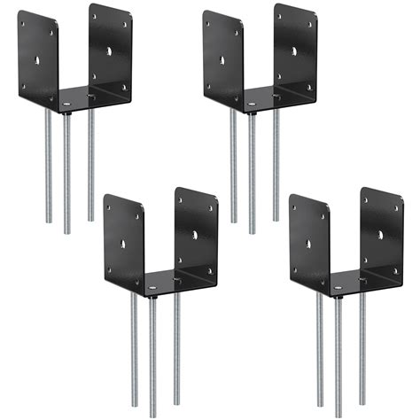 Snapklik.com : 4x4 Concrete Post Base Anchor, Deck Post Base Holder ...