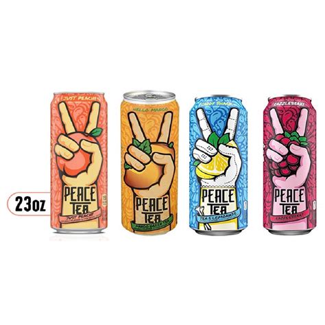 Buy Peace Tea Variety Pack Mango Peach Razzleberry Caddy Shack Lemonade ...