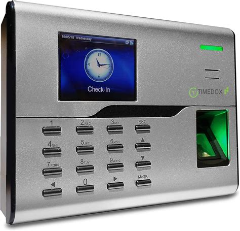 Timedox Silver Pro Time Clock | WiFiLAN | | Ubuy India