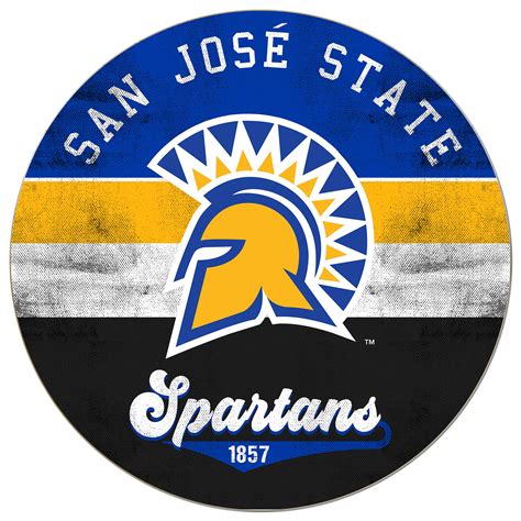 San Jose State Spartans 20'' x 20'' Retro Logo Circle Sign