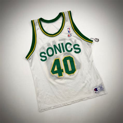 Vintage Champion Seattle SuperSonics Shawn Kemp Jersey – ROMAN