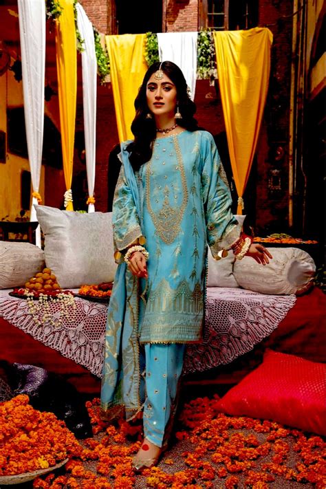 Charizma Signature Embroidered Cambric Jacquard Collection – CJ-03 ...