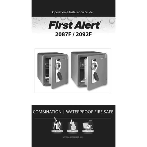 Image result for First Alert Safe Reset Combination