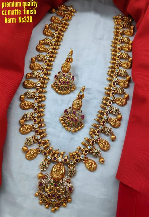 Matte Finish Premium Quality Jewelery - Indian Jewelry Designs