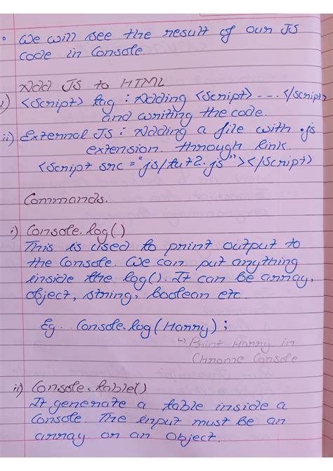 Handwritten JavaScript Notes 的图像结果