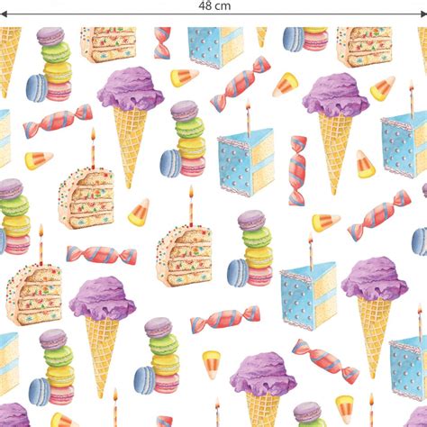 Patterned Wallpaper Sweets | wall-art.com