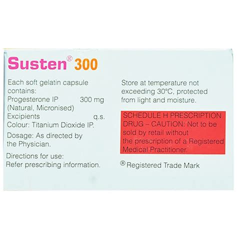 Susten 300 Capsule | Uses, Side Effects, Price | Apollo Pharmacy