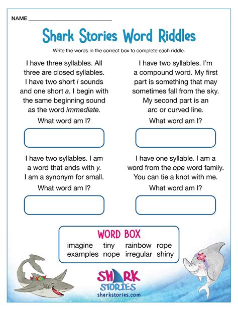 Let's Train the Brain - Shark Stories