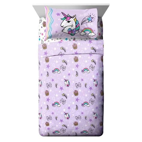JoJo Siwa Sparkle Shine Kids 4-Piece Full Sheet Set : Amazon.in: Home ...