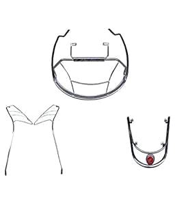 Spedy Silver Stainless Steel Guard Kit-Jaali for Scooter for Activa 3G ...