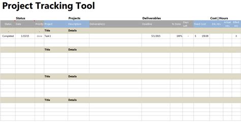 Image result for Project Tracking Excel Sheet