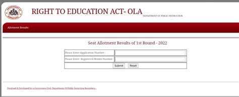 RTE 2023 invite online application for free admission in unaided and ...