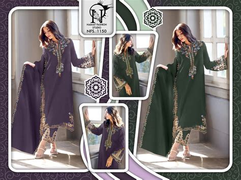 Nfs 1150 Naimat Fashion Studio Pure Fox Pakistani Readymade Suits Expo ...
