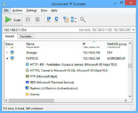 Image result for Famatech Advanced IP Scanner