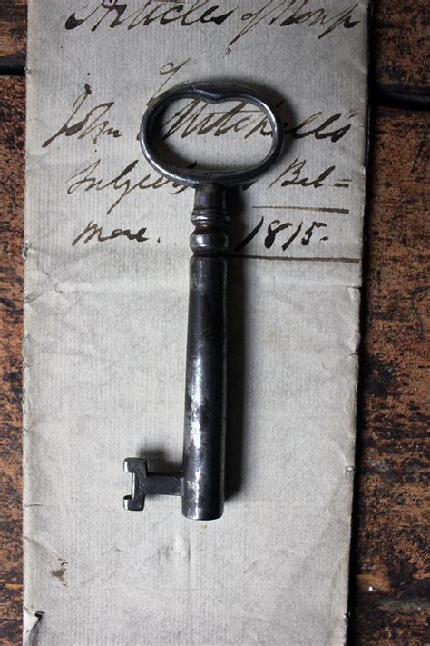 Collection of Seven Antique Keys, circa 1790-1850 For Sale at 1stdibs