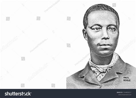 Paul Bogle Portrait Jamaica Banknotes Stock Photo 1244850517 | Shutterstock