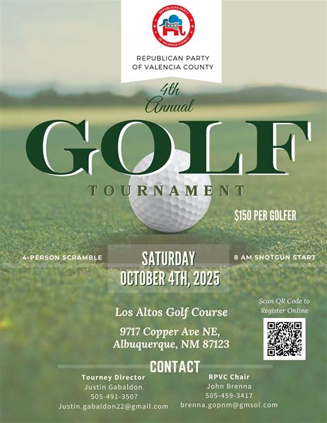 Republican Party of Valencia County 4th Annual Golf Tornament, Los ...