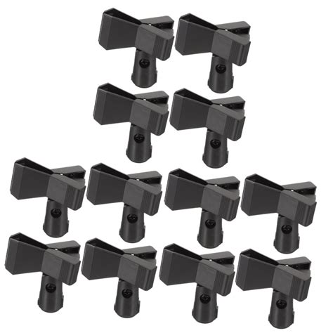 Generic 12 Pcs Microphone Clip Wired Microphone Clip on Microphone ...