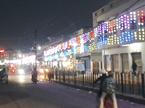 The city of Khambhat lit up on the eve of the 75th Republic Day