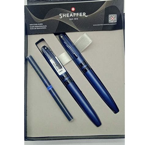 Sheaffer ICON E9110 Matte Blue LACQUER With Black PVD Trims Medium ...