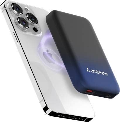 Ambrane 10000 mAh 22.5 W Wireless With MagSafe Power Bank Price in ...