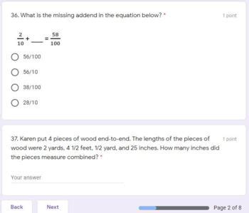 Image result for FSA Practice Test Grade 4 Math