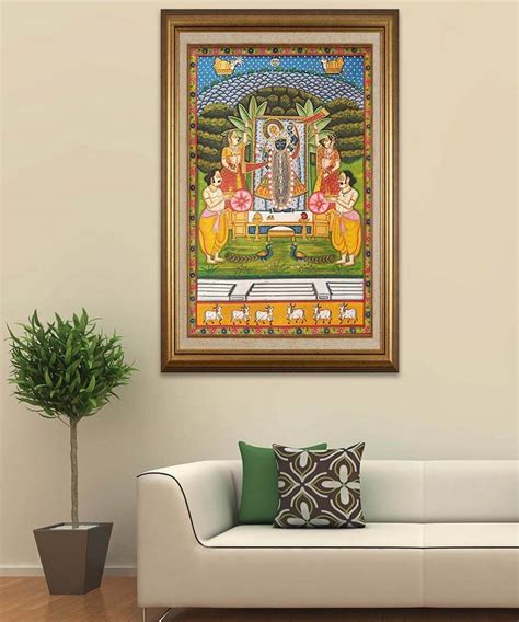 Govardhan puja painting |Buy Pichwai painting online | Kalpané