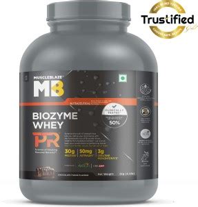 MUSCLEBLAZE Biozyme Whey Protein PR with Creatine Monohydrate ...