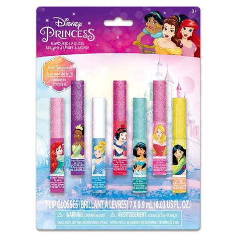 Buy Disney Princess Super Sparkly Lip Gloss Set, 7 CT Online in India ...