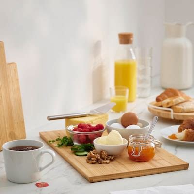 APTITLIG chopping board, bamboo, 45x28 cm (17 ¾x11") - IKEA