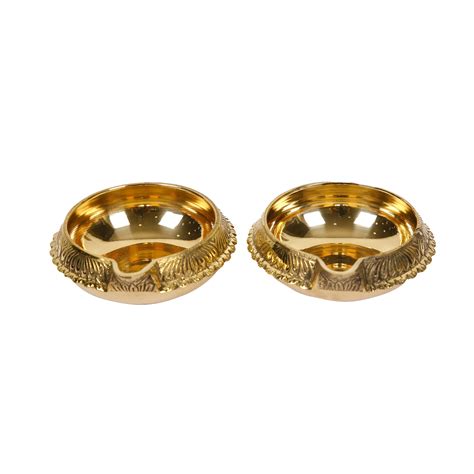 BRASS KUBER DEEPA SET OF 2 – Ragaarts