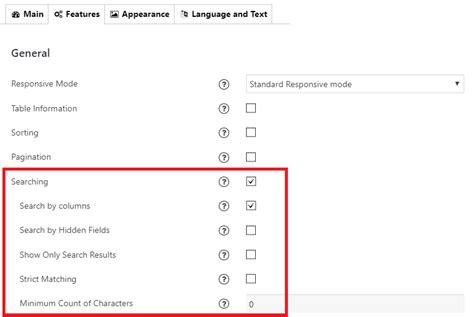 Image result for Search Table