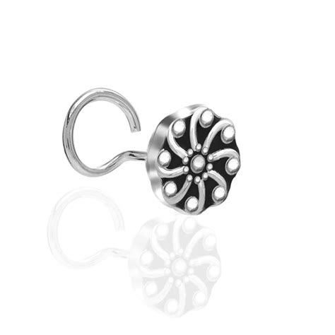 Buy 925 Sterling Silver Nose Pin Online | Truesilver