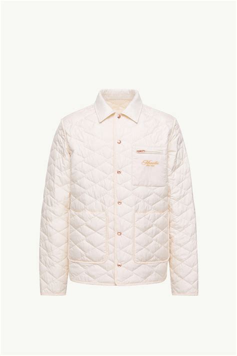 White Ivory Kastos Diamond-Quilted Down Shirt Jacket - Short Down ...