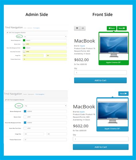 Opencart - Previous/Next Product Navigation (ocmod) 2.x