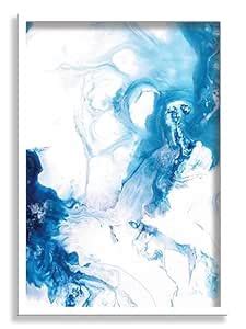 SAF paintings Abstract Art Premium White Frame Wall Painting for Home ...