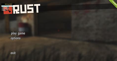 Image result for Rust Console Menu