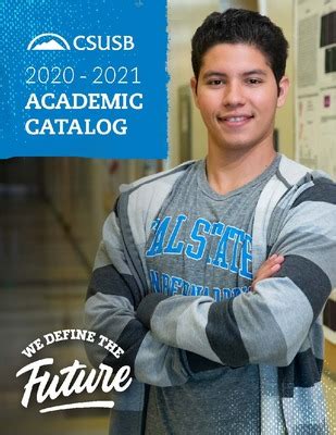 CSUSB Course Catalogs | Arthur E. Nelson University Archives ...