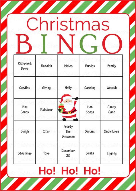 Holiday Game Printables