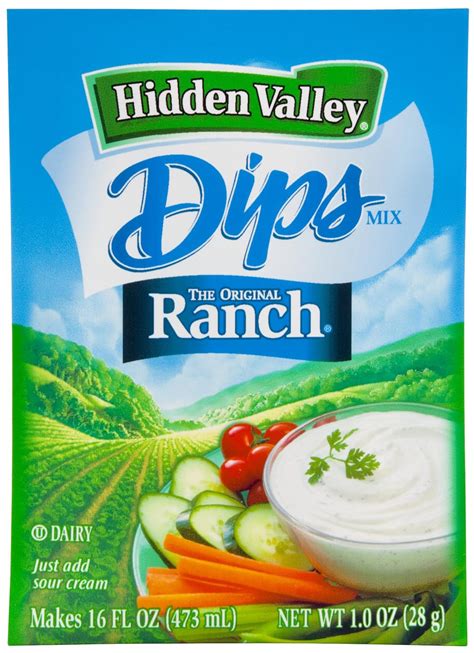 hidden valley ranch dip mix into dressing
