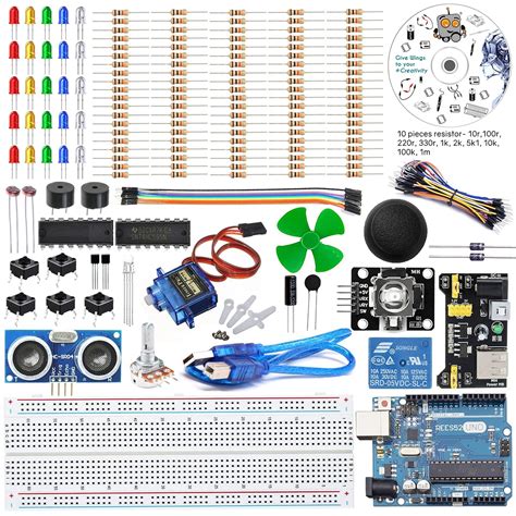REES52 The Basic Starter kit for Compatible with Arduino UNO R3 ...