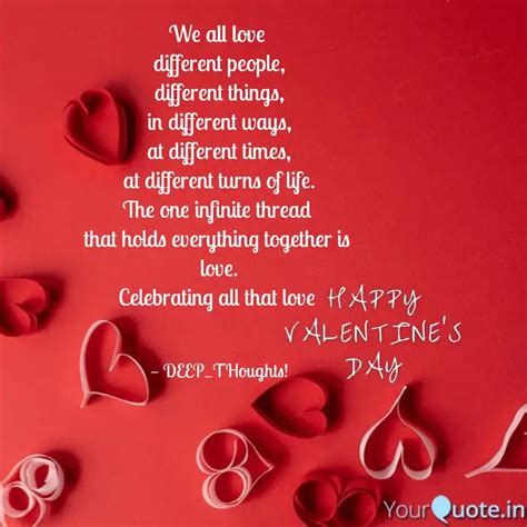 We all love different pe... | Quotes & Writings by Deepthi_Raj ...