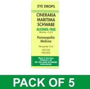 Dr.Willmar Schwabe Germany Cineraria Maritima Schwabe (Alchohol Free ...