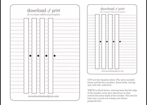Image result for Addressing Envelope Template Guide