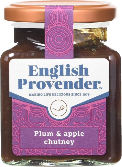 English Provender Plum and Bramley Apple Chutney, 300g : Amazon.co.uk ...