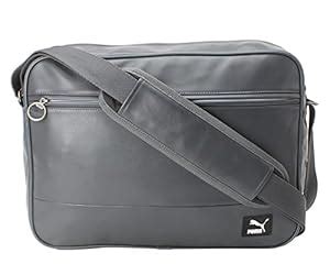 Puma Synthetic 15 inch 30 cms Asphalt Messenger Bag (7501802) : Amazon ...