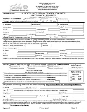 Globe Language Services Inc - Fill Online, Printable, Fillable, Blank ...