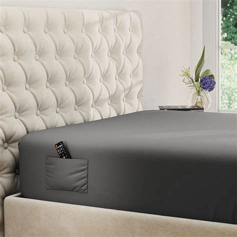DREAMCARE Queen Fitted Sheet - Extra Deep Pocket Fitted Sheet - Fits up ...
